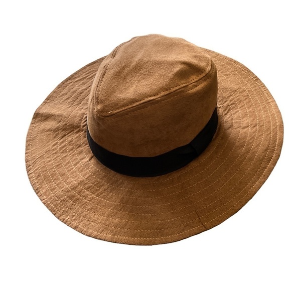 Scala pronto felt festival boho fedora bohemian hat Cocoa camel color - Picture 3 of 11